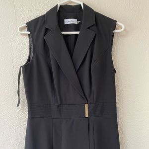 Calvin Klein NWT Size 4 Black Work Dress